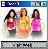 Muestra una ventana con la imagen de tres mujeres y un bot�n